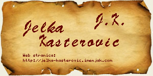 Jelka Kašterović vizit kartica